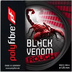 Polyfibre Black Venom Rough Tennissaite 12 m