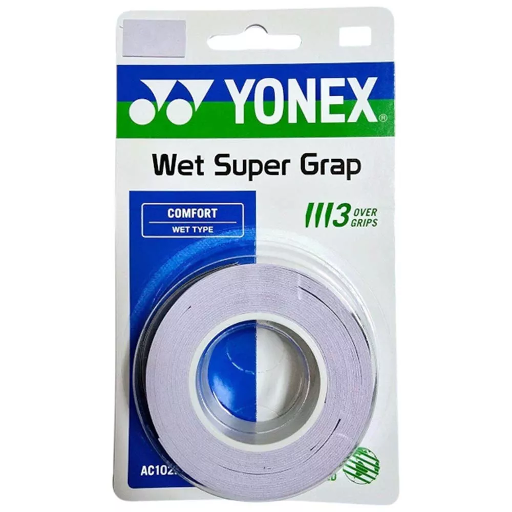 Yonex Wet Super Grap Overgrip Lila 3er-Pack