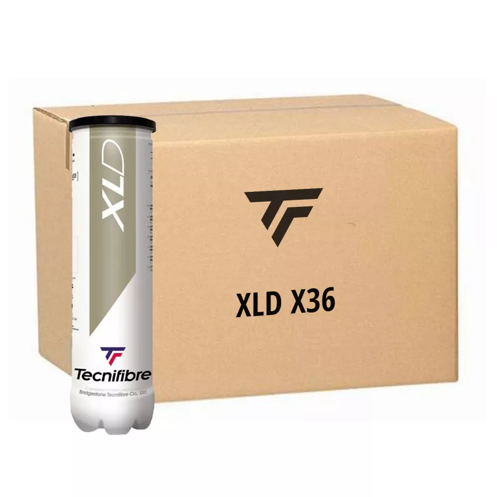 Tecnifibre XLD Tennisb&auml;lle Karton (36 Dosen &agrave; 4 B&auml;lle)