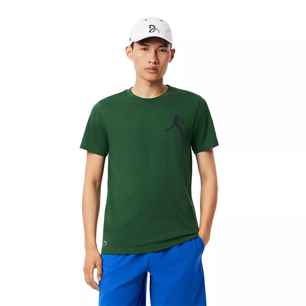 Lacoste Tennis x Novak Djokovic Set T-Shirt + Cap Gr&uuml;n