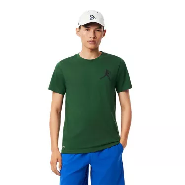 Lacoste Tennis x Novak Djokovic Set T-Shirt + Cap Gr&uuml;n