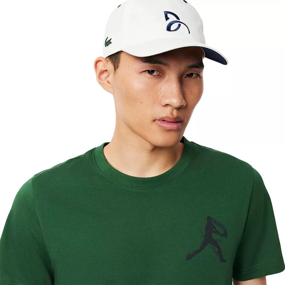 Lacoste Tennis x Novak Djokovic Set T-Shirt + Cap Gr&uuml;n