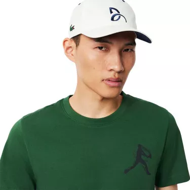 Lacoste Tennis x Novak Djokovic Set T-Shirt + Cap Gr&uuml;n