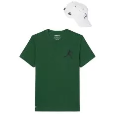 Lacoste Tennis x Novak Djokovic Set T-Shirt + Cap Gr&uuml;n