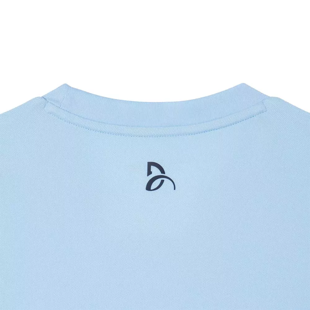 Lacoste Tennis Novak Djokovic Ultra Dry bedruckt T-Shirt Hellblau