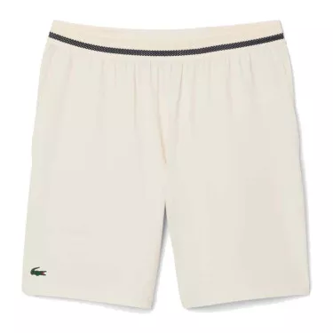 Lacoste Tennis x Novak Djokovic Short Cremewei&szlig;