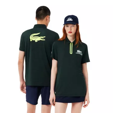 Lacoste Ballkind Rolex Paris Masters Poloshirt Gr&uuml;n