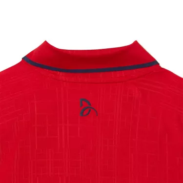 Lacoste Tennis Novak Djokovic On Court Poloshirt Rot