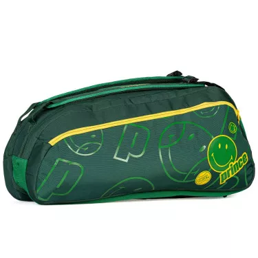 Prince x Smiley Tour 6R Tennistasche Gr&uuml;n