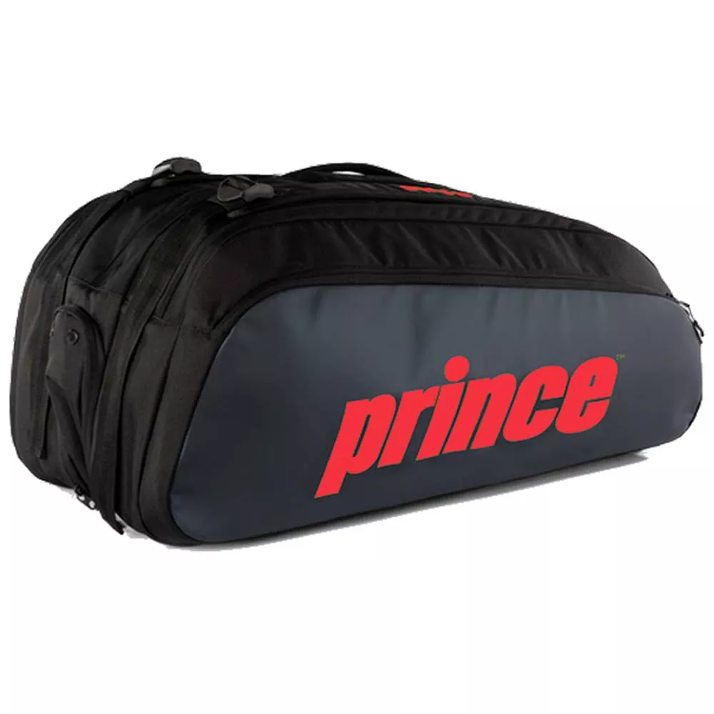 Prince Tour 3 Comp 9R Tennistasche Schwarz / Rot