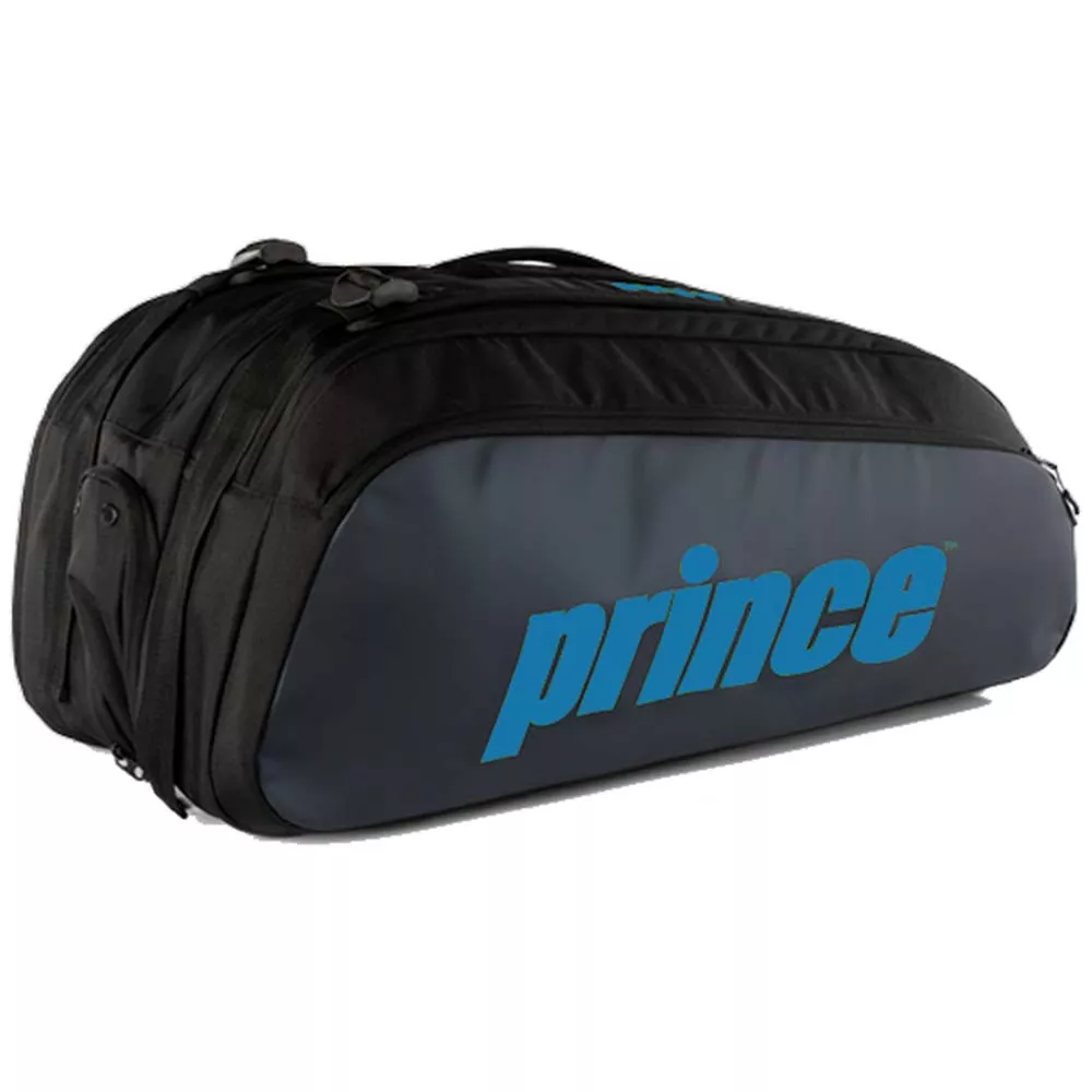 Prince Tour 3 Comp 9R Tennistasche Schwarz / Blau