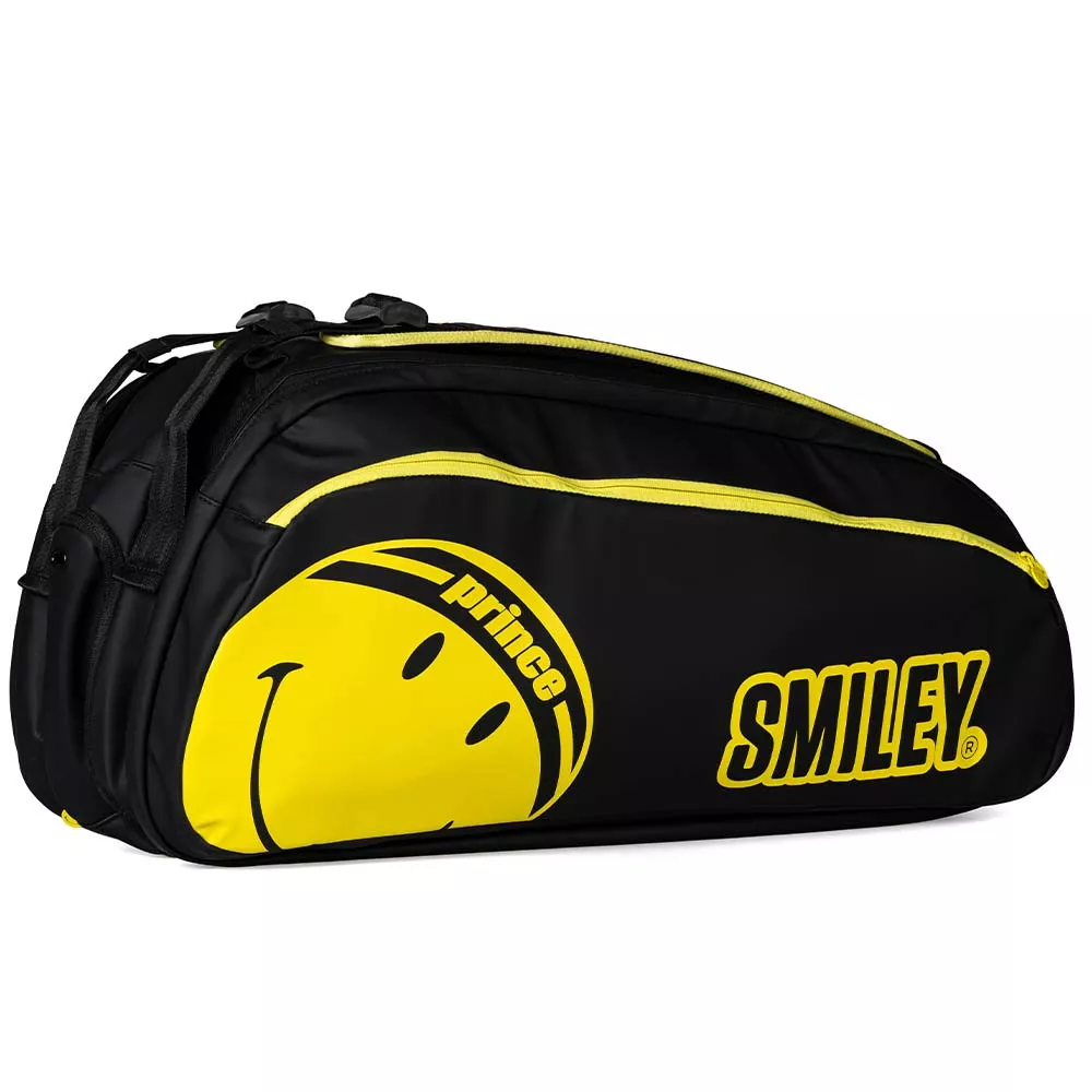 Prince x Smiley Tour 3 Comp 9R Tennistasche
