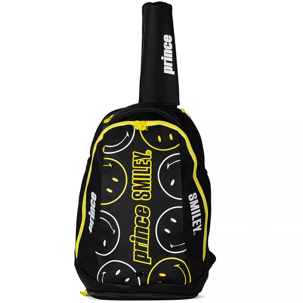Prince x Smiley Tennisrucksack Schwarz