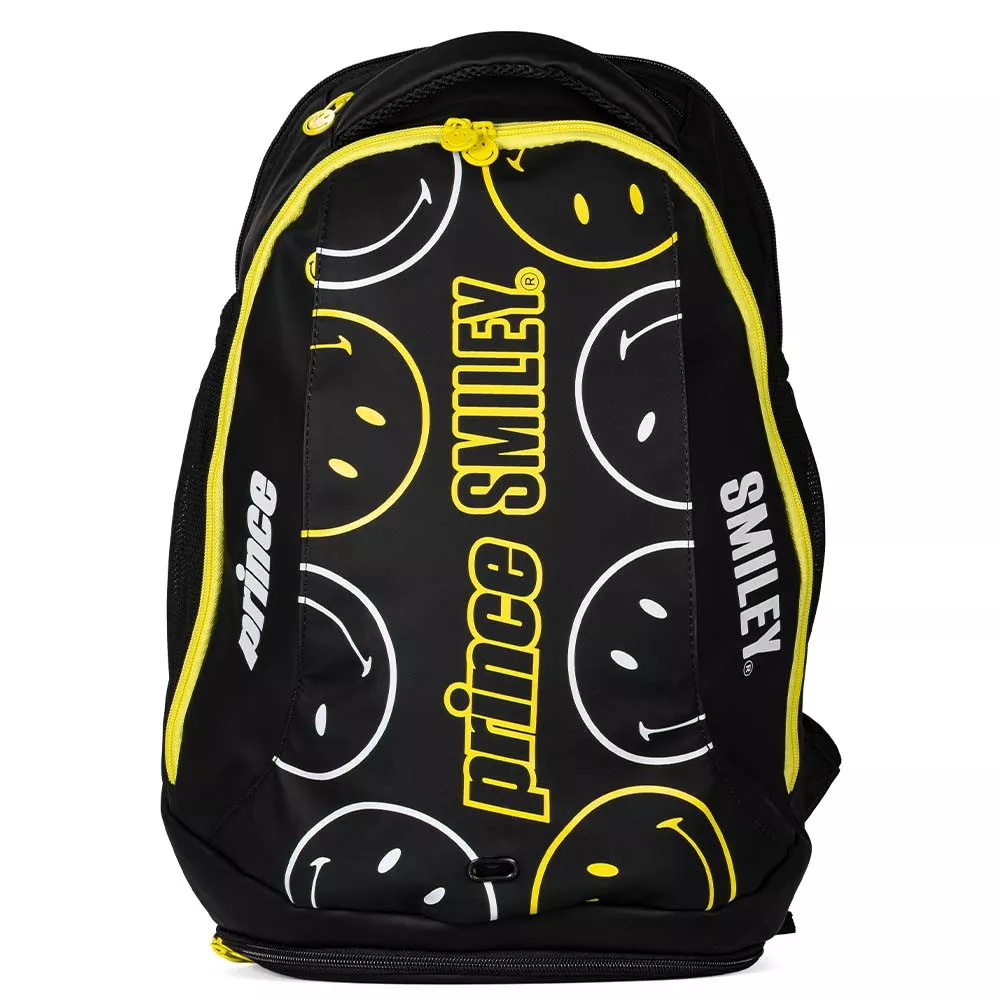 Prince x Smiley Tennisrucksack Schwarz
