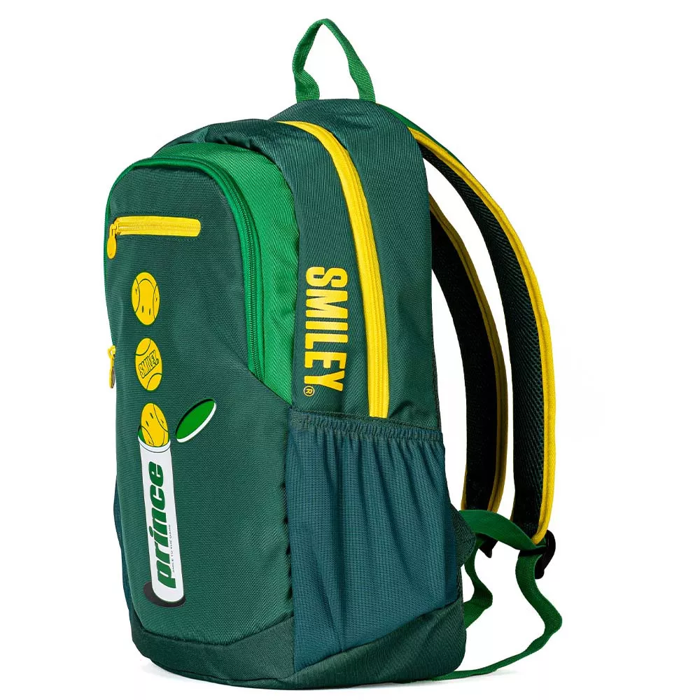 Prince x Smiley Tennisrucksack Gr&uuml;n