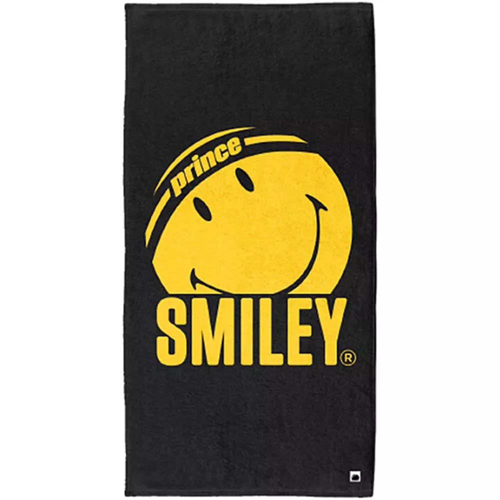 Prince x Smiley Handtuch Schwarz / Gelb