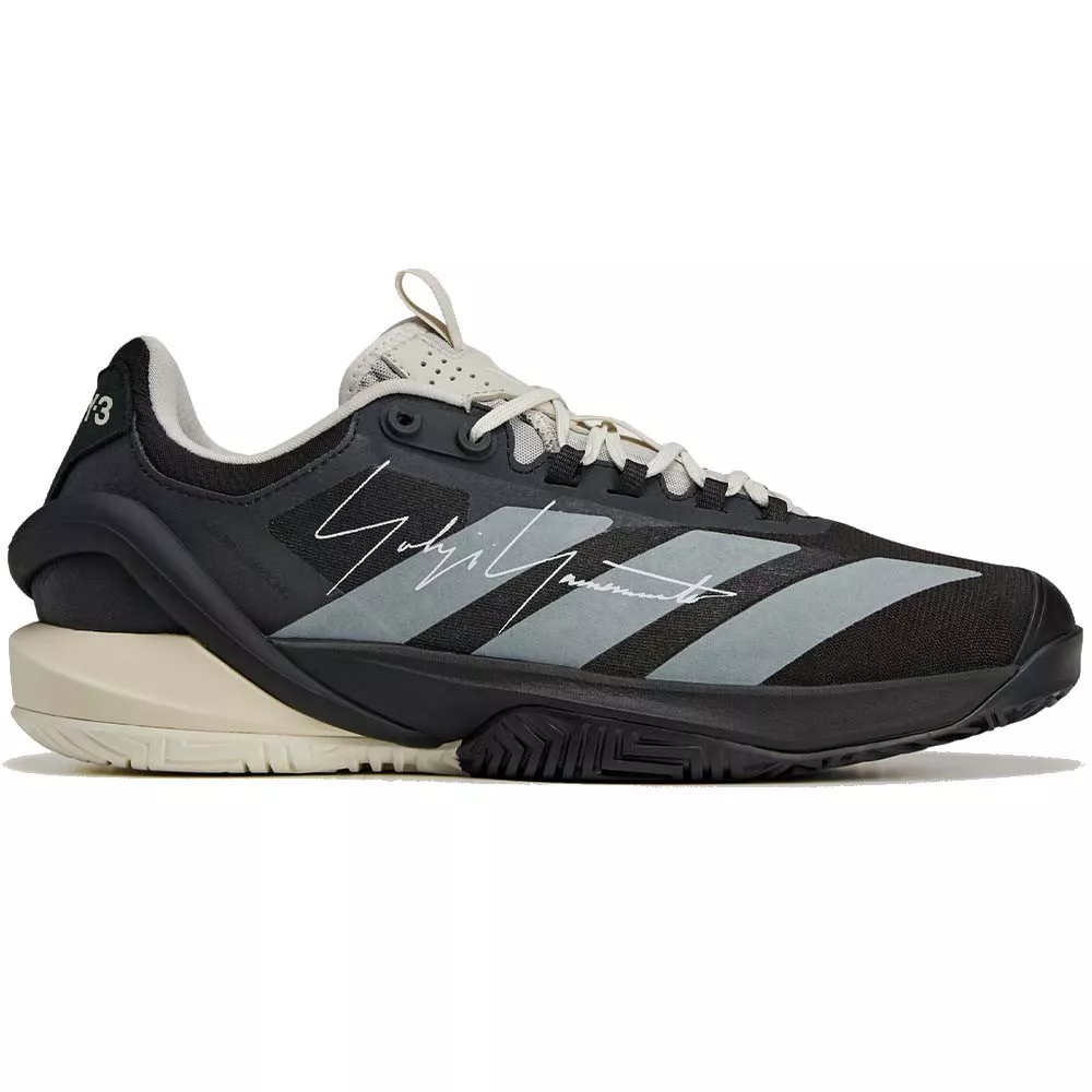 Adidas Adizero Cybersonic 2 Y-3 Tennisschuhe Schwarz / Cremewei&szlig;
