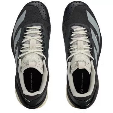 Adidas Adizero Cybersonic 2 Y-3 Tennisschuhe Schwarz / Cremewei&szlig;