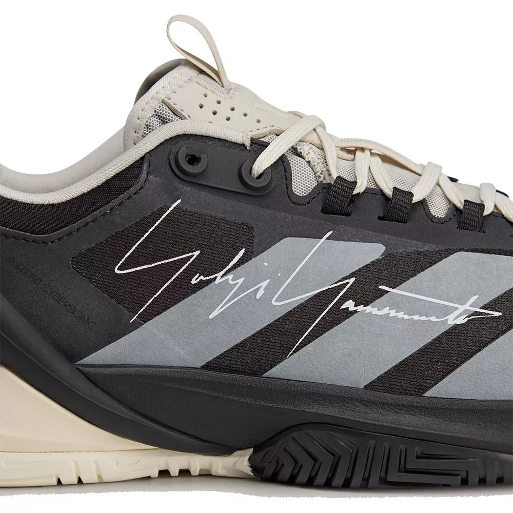 Adidas Adizero Cybersonic 2 Y-3 Tennisschuhe Schwarz / Cremewei&szlig;