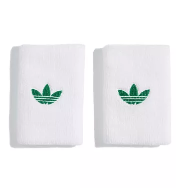 Adidas Originals Large Schwei&szlig;band Wei&szlig; / Gr&uuml;n 2er-Pack