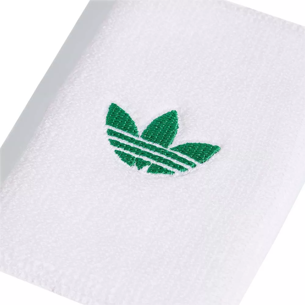 Adidas Originals Large Schwei&szlig;band Wei&szlig; / Gr&uuml;n 2er-Pack