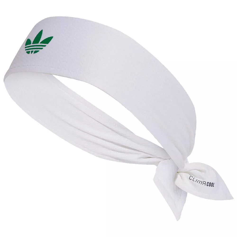 Adidas Originals Tie Climacool Stirnband Wei&szlig; / Gr&uuml;n