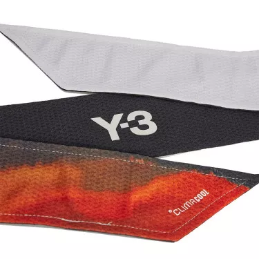 Adidas Tie Climacool Y-3 Stirnband Cremewei&szlig; / Schwarz
