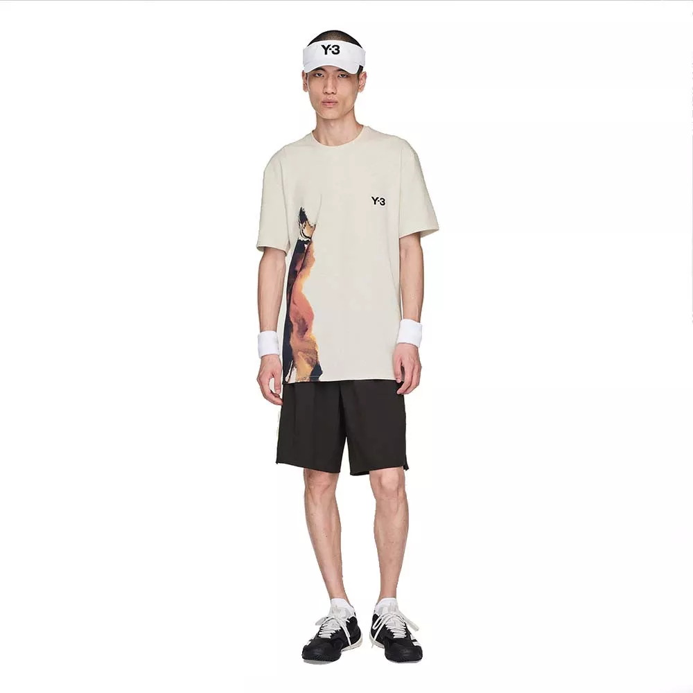 Adidas Pro FreeLift Y-3 T-Shirt Cremewei&szlig;