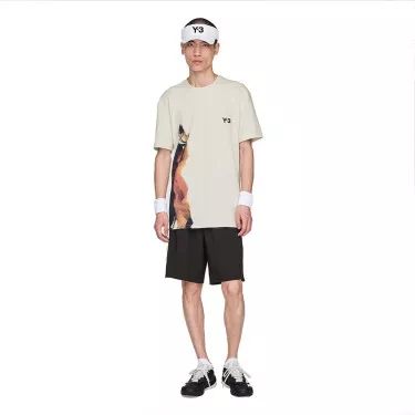 Adidas Pro FreeLift Y-3 T-Shirt Cremewei&szlig;