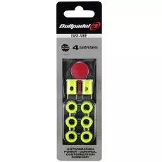 Bullpadel Ease Vibe Vibrationsd&auml;mpfer Gelb Neon 4er-Pack
