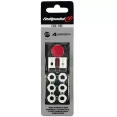 Bullpadel Ease Vibe Vibrationsd&auml;mpfer Wei&szlig; 4er-Pack