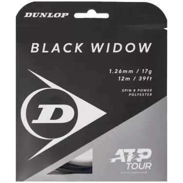 Dunlop Black Widow Tennissaite 12 m