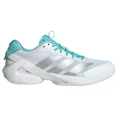 Adidas Adizero Ubersonic 5 Tennisschuhe Damen Wei&szlig; / Blau