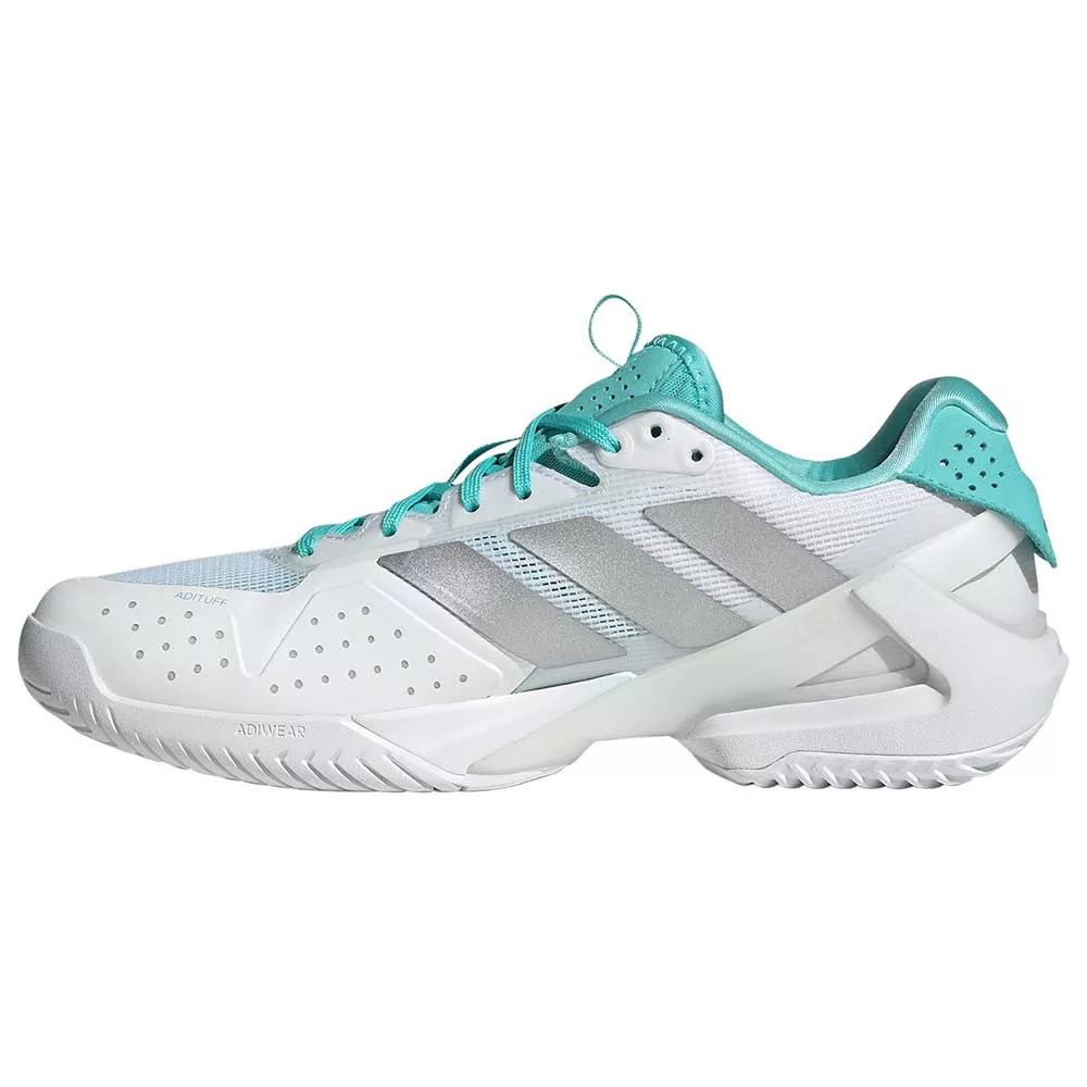 Adidas Adizero Ubersonic 5 Tennisschuhe Damen Wei&szlig; / Blau