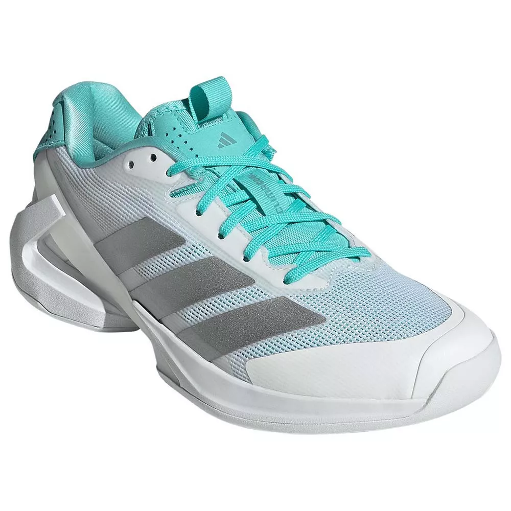 Adidas Adizero Ubersonic 5 Tennisschuhe Damen Wei&szlig; / Blau