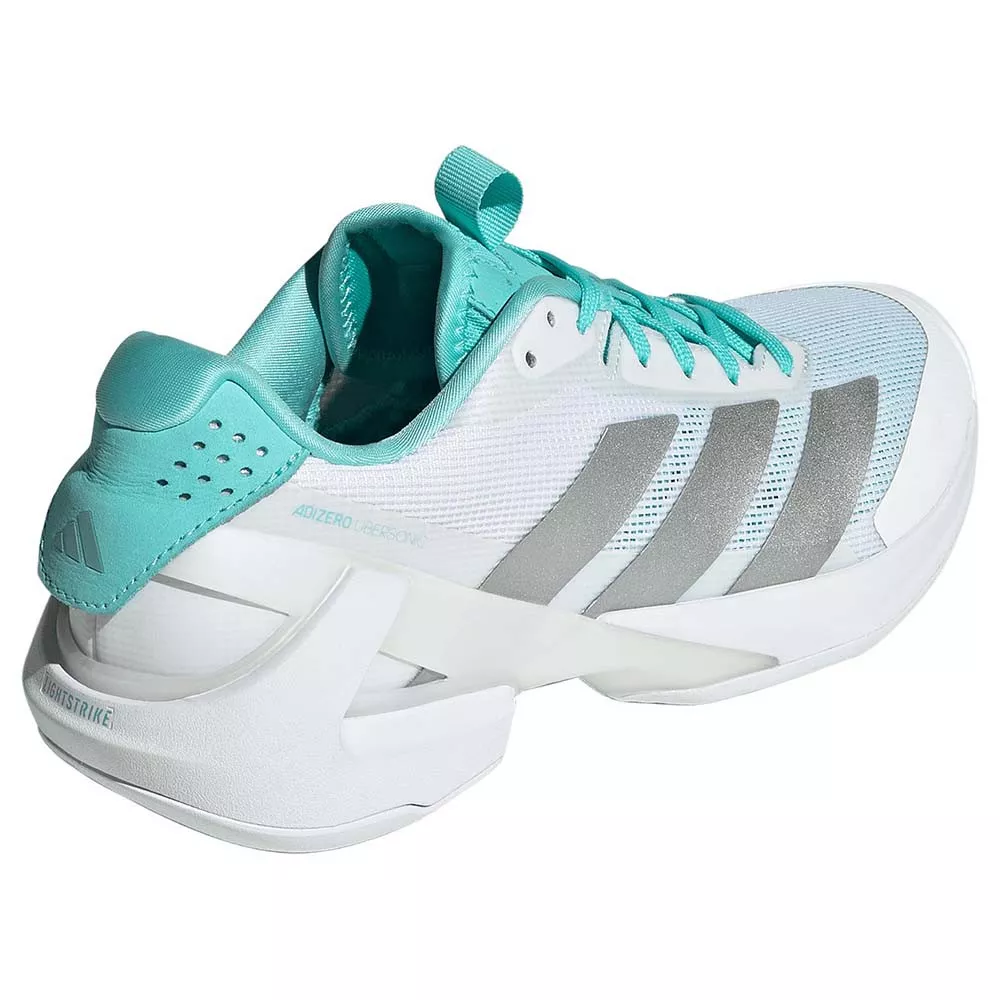 Adidas Adizero Ubersonic 5 Tennisschuhe Damen Wei&szlig; / Blau