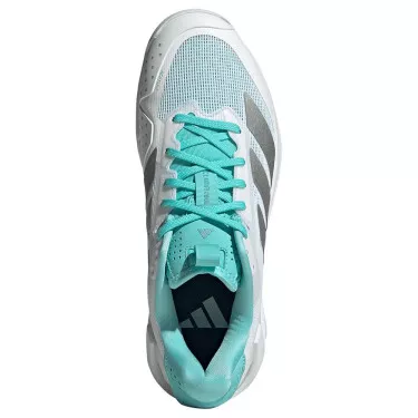 Adidas Adizero Ubersonic 5 Tennisschuhe Damen Wei&szlig; / Blau