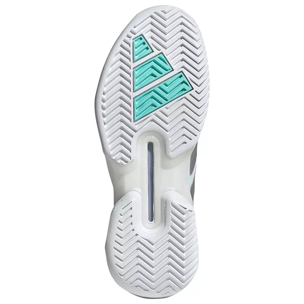 Adidas Adizero Ubersonic 5 Tennisschuhe Damen Wei&szlig; / Blau