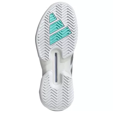 Adidas Adizero Ubersonic 5 Tennisschuhe Damen Wei&szlig; / Blau