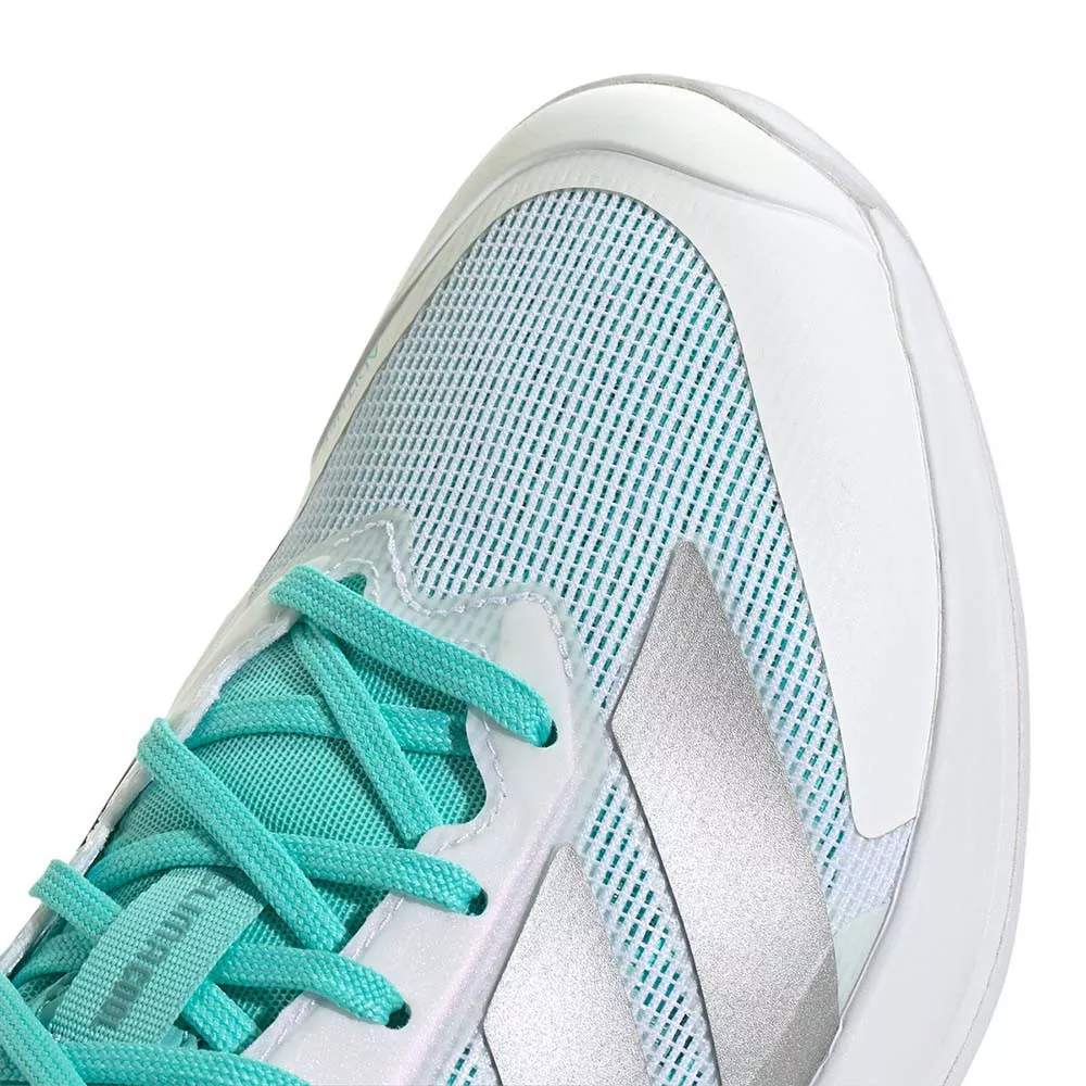 Adidas Adizero Ubersonic 5 Tennisschuhe Damen Wei&szlig; / Blau