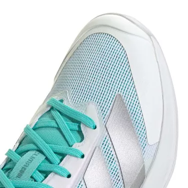 Adidas Adizero Ubersonic 5 Tennisschuhe Damen Wei&szlig; / Blau