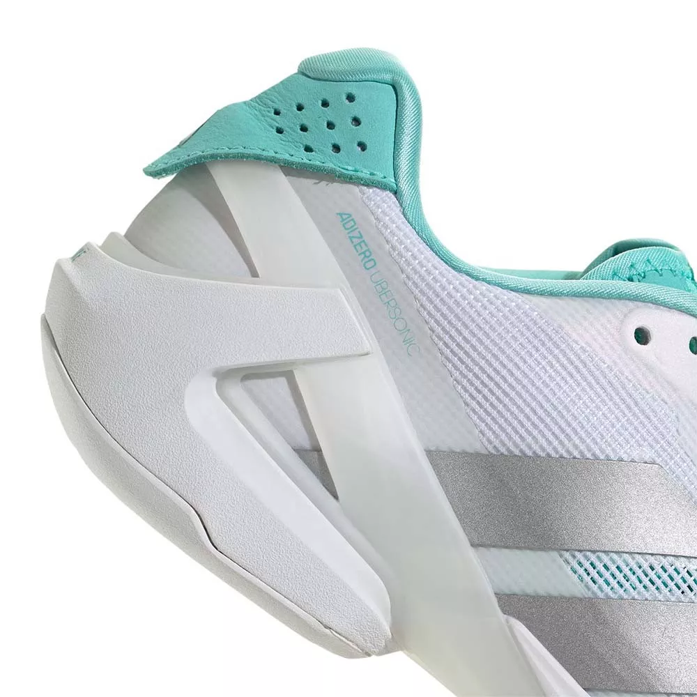 Adidas Adizero Ubersonic 5 Tennisschuhe Damen Wei&szlig; / Blau
