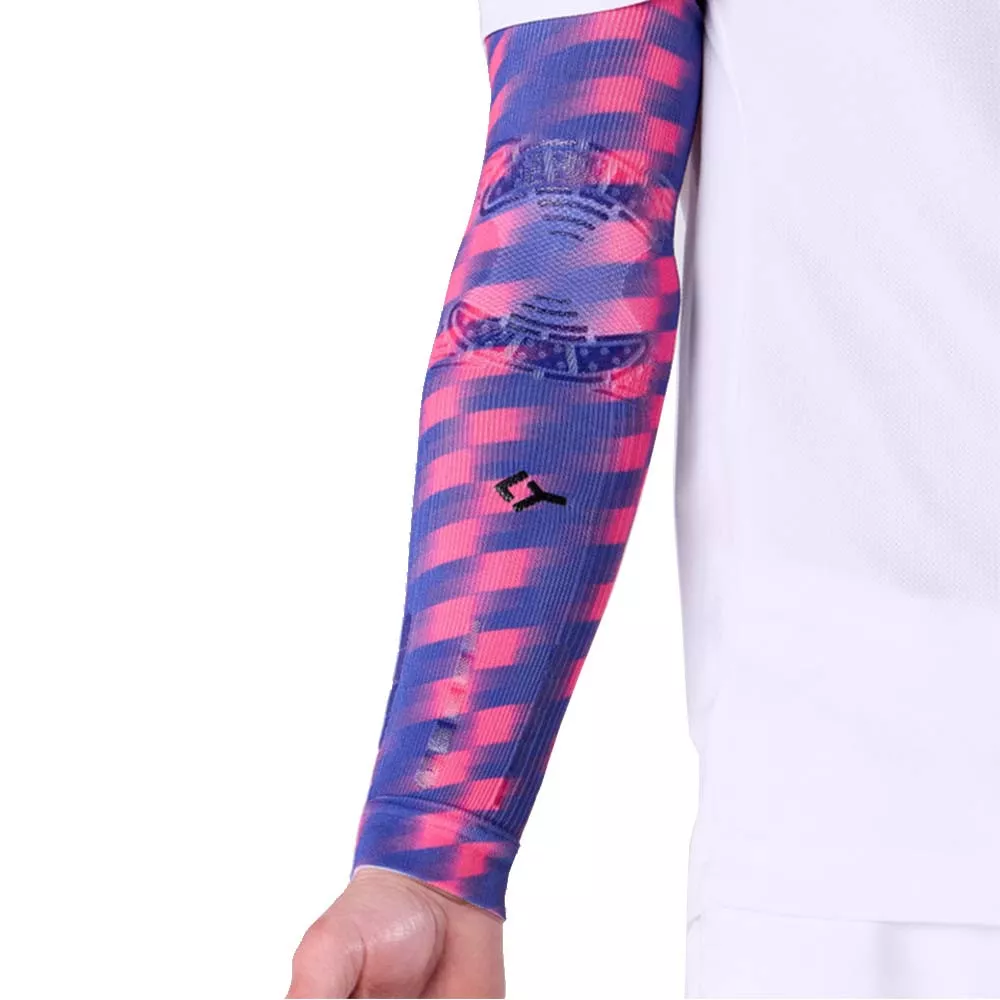 Floky NO-STRAIN Tokyo Kompressions&auml;rmel Blau / Rosa
