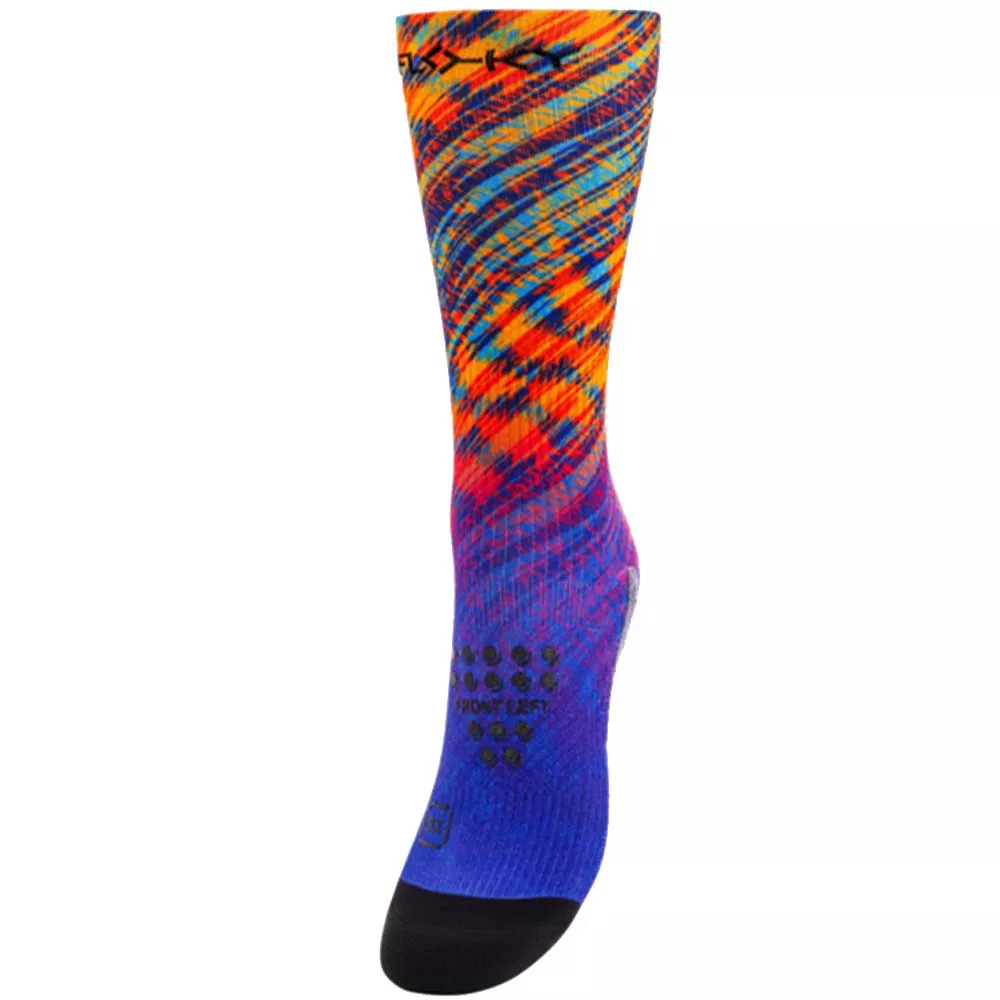Floky S-MASH 3D FANTASY Rio Kompressionssocken Blau / Orange
