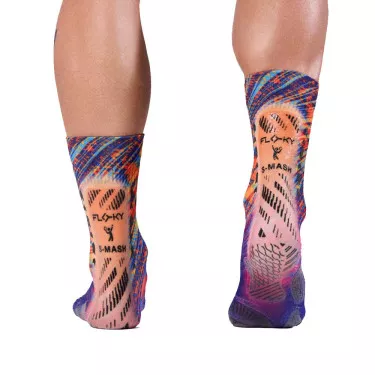 Floky S-MASH 3D FANTASY Rio Kompressionssocken Blau / Orange