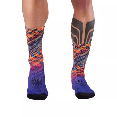 Floky S-MASH 3D FANTASY Rio Kompressionssocken Blau / Orange