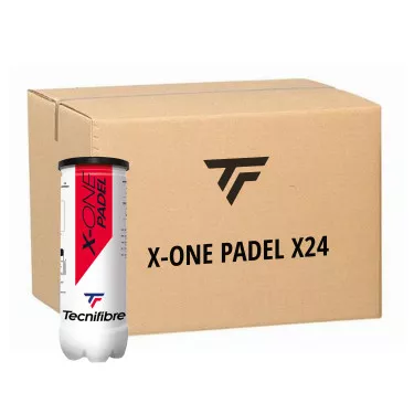 Tecnifibre X-One Padelb&auml;lle Karton (24 Dosen &agrave; 3 B&auml;lle)