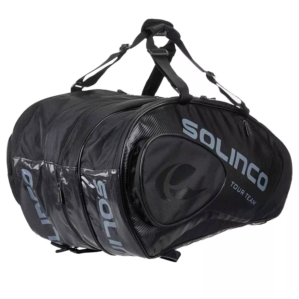 Solinco Tour Team BlackOut 15R Tennistasche Schwarz