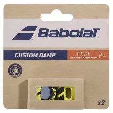 Babolat Custom Damp Vibrationsd&auml;mpfer Gelb / Schwarz 2er-Pack