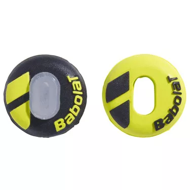 Babolat Custom Damp Vibrationsd&auml;mpfer Gelb / Schwarz 2er-Pack